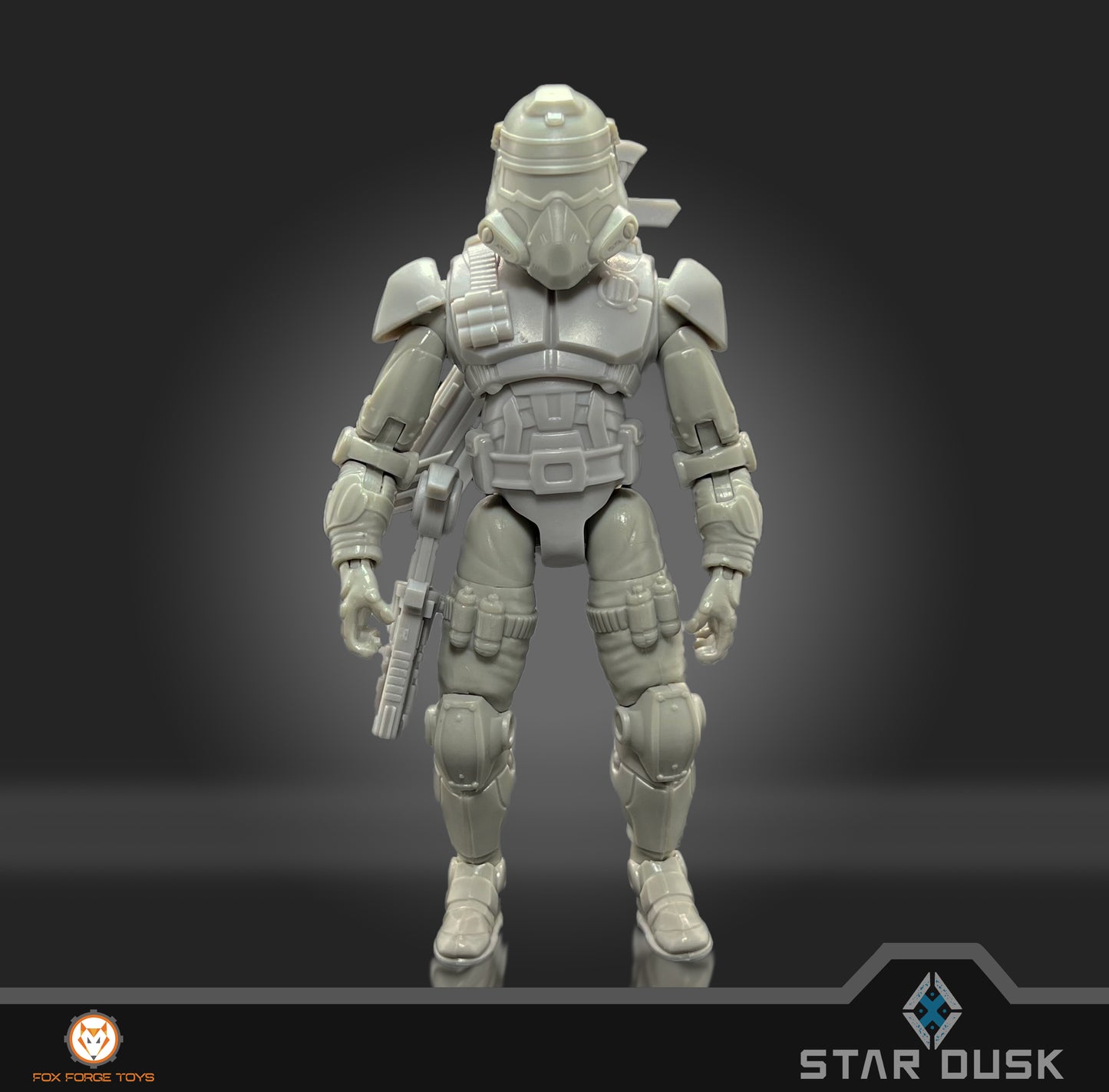 "DIY Grey Blank" Legionnaire Action Figure
