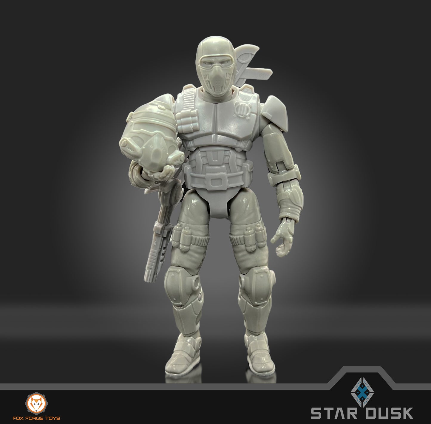 "DIY Grey Blank" Legionnaire Action Figure