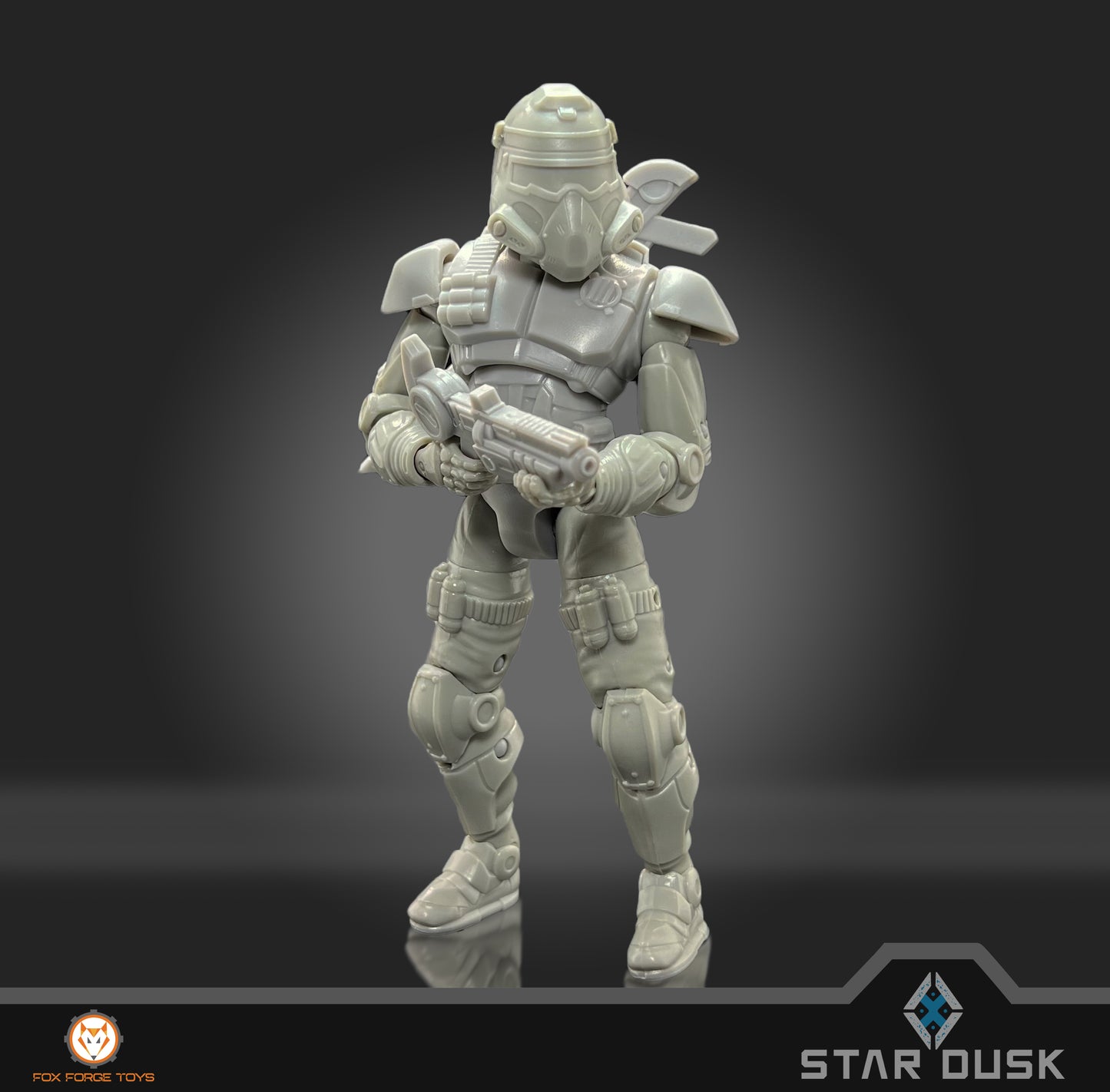"DIY Grey Blank" Legionnaire Action Figure