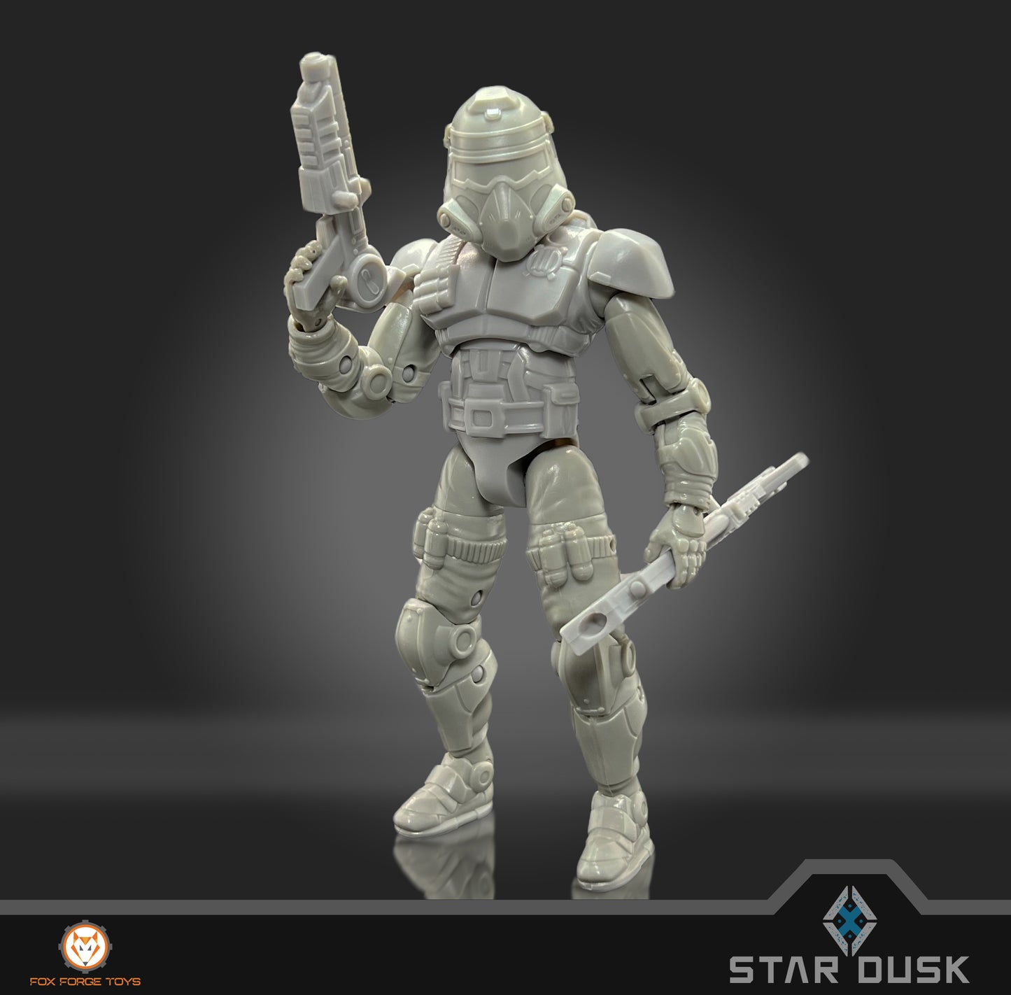 "DIY Grey Blank" Legionnaire Action Figure