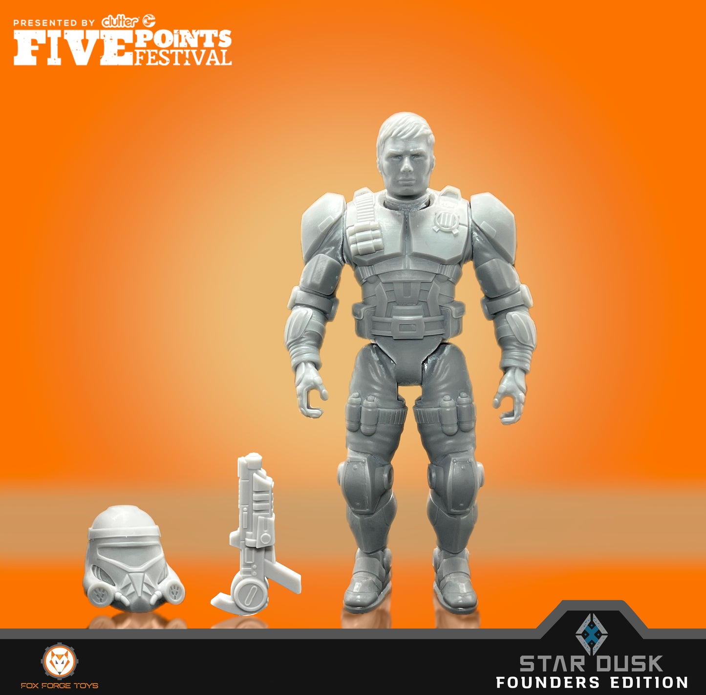 Founders Edition "Blank" Cmdr Alder Designer Toy